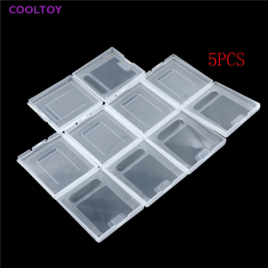 Set 5 Vỏ Nhựa Trong Suốt Chống Bụi Cho Máy Chơi Game Boy GB GBC GBP