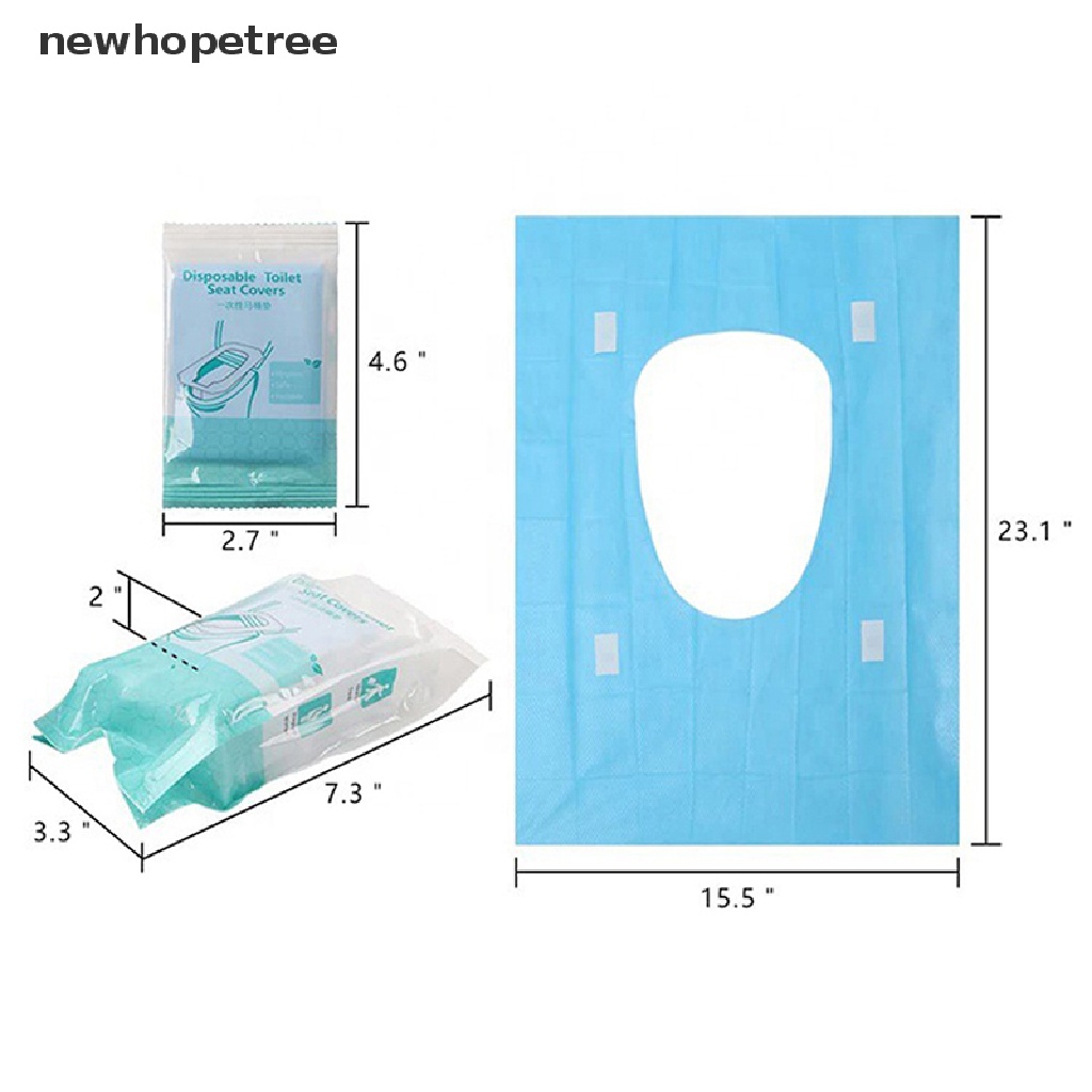 Bộ 10 Miếng Lót Bồn Cầu Dùng Một Lần Tiện Dụng