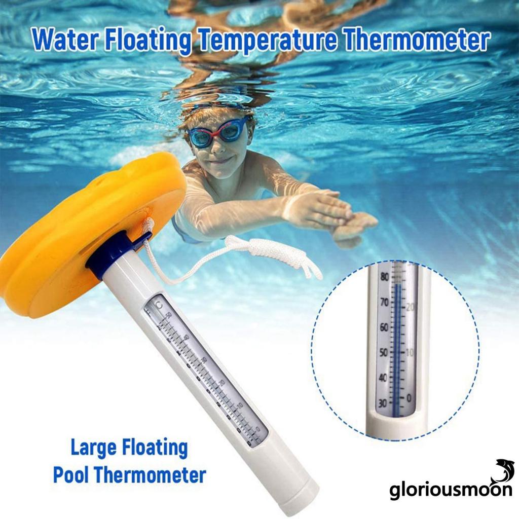 Nhiệt Kế Bể bơi Gloriousoon-Swimming, °C/°F Dụng Cụ Đo Lường Độ Chính Xác Cao Kiểu Hoạt Hình Với Thang Đo Nước Nổi