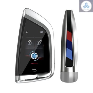 Car Intelligent Key with LCD Touchscreen Comfort Access Keyless Entry Touchless Remote Control Door Lock for All One-Button Starts Stop Engine Models