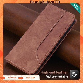 [Giá sỉ] Bao da nam châm Samsung Note 10 Plus, Note 9, Note 8, bao da điện thoại kiểu ví, da mịn