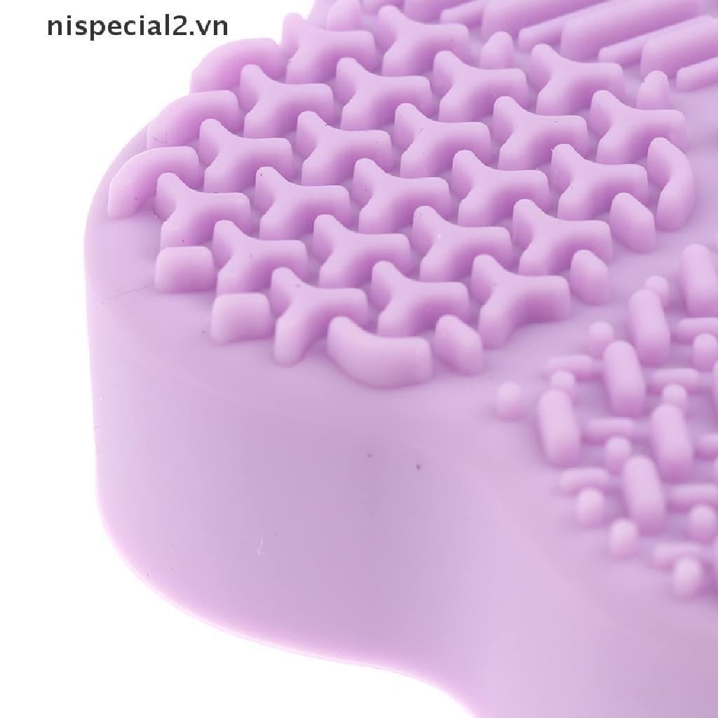 Miếng Silicon Vệ Sinh Cọ Trang Điểm Hình Sao Biển