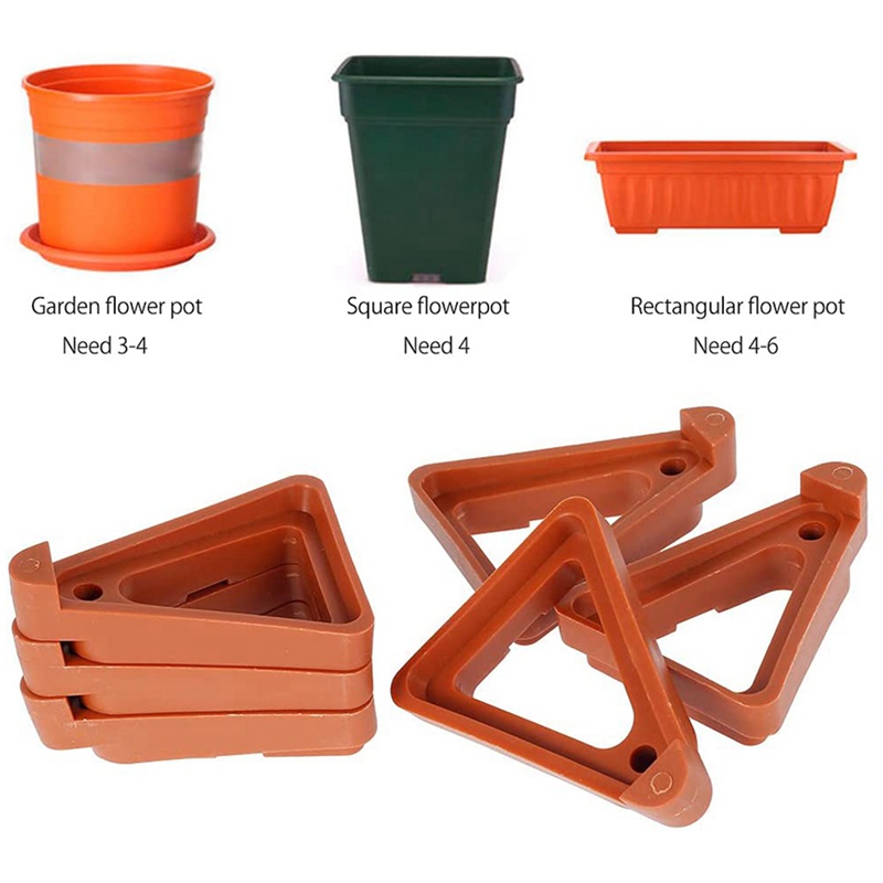 Set 24 Dụng Cụ Hỗ Trợ Nâng Chậu Cây / Hoa Vô Hình Tiện Dụng