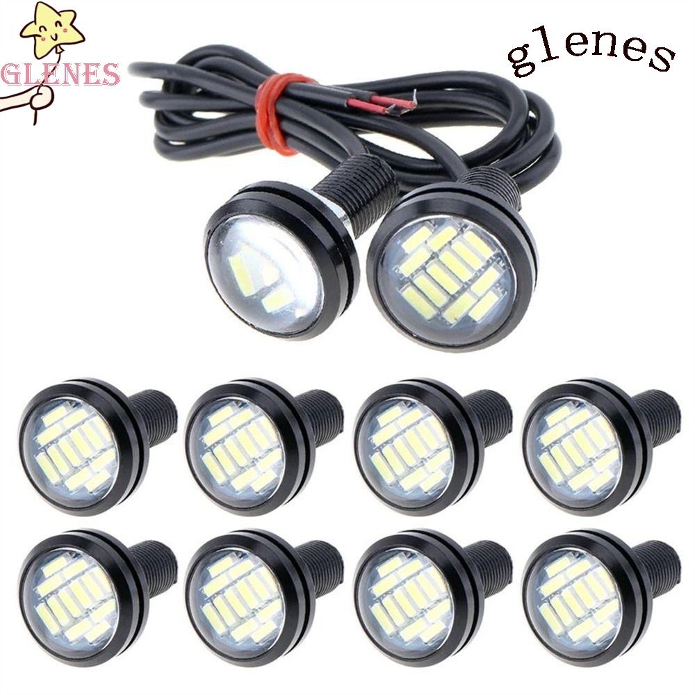 Set 2 Đèn Led Mắt Đại Bàng 4014 4014 12SMD Đa Năng Tiện Dụng Dành Cho Ô Tô