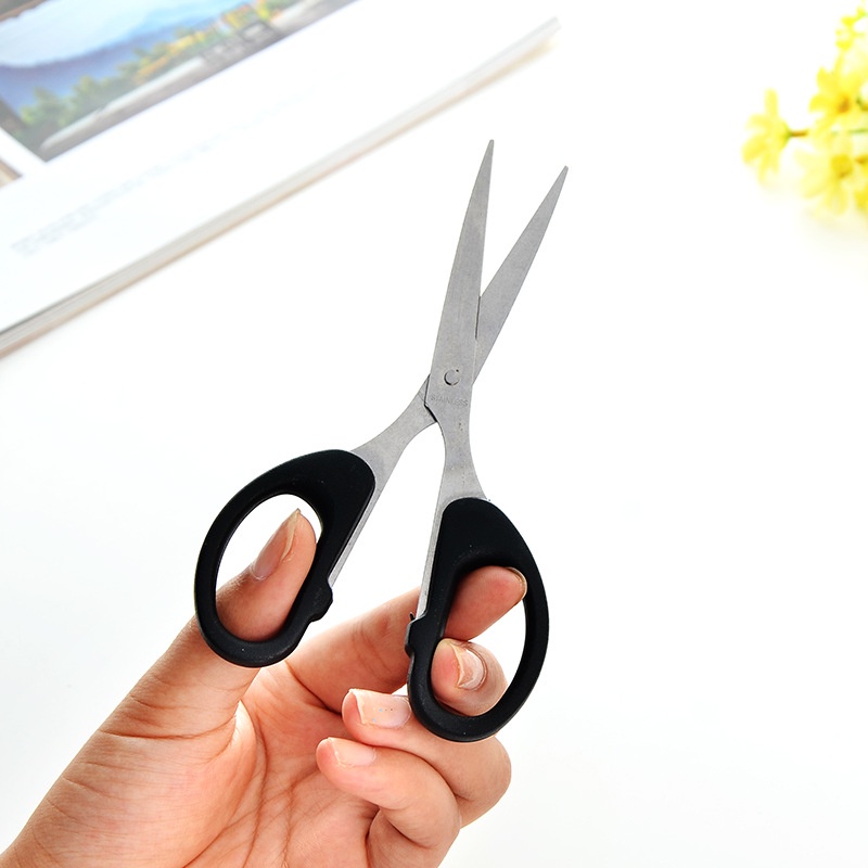Kéo Cắt Văn Phòng, Kéo Cắt Giấy Lưỡi Thép Không Gỉ Đa Năng Cho Học Sinh Sinh Viên