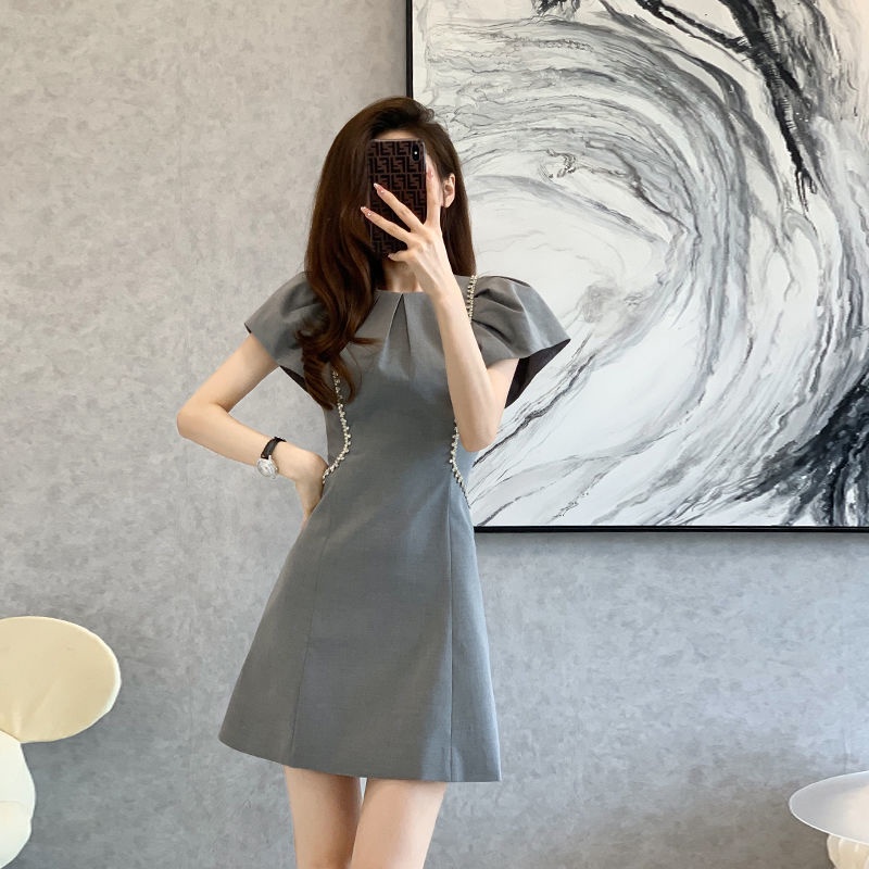 Đầm Dáng Ôm Tay Phồng Phong Cách Pháp Thời Trang Mùa Hè Mới Cho Nữ