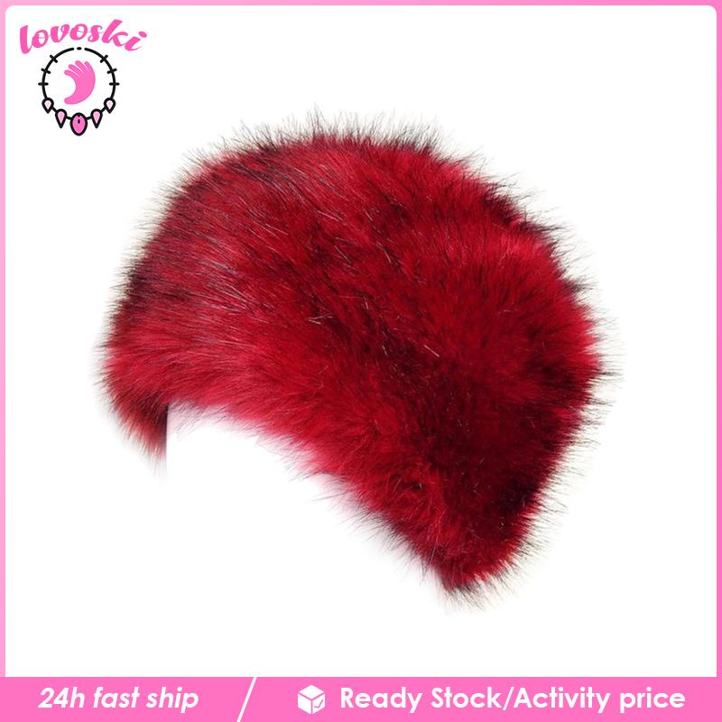 Mũ Đội Chống Gió Giả Lông Thú Hóa Trang Tiếng Nga