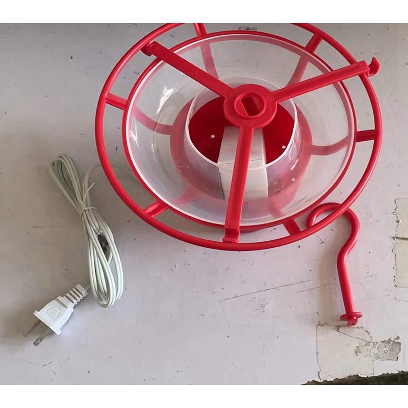 Dụng Cụ Sưởi Ấm Cho Chim Ăn Gắn Bồn Tắm (Màu Đỏ) Phích Cắm US