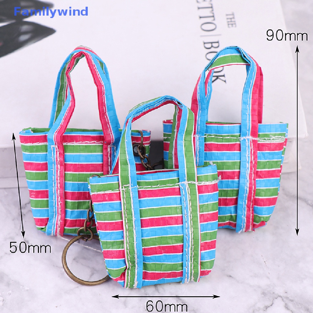 Phụ Kiện Móc Khóa / Túi Xách / Túi Mua Sắm Mini Cho Nhà Búp Bê
