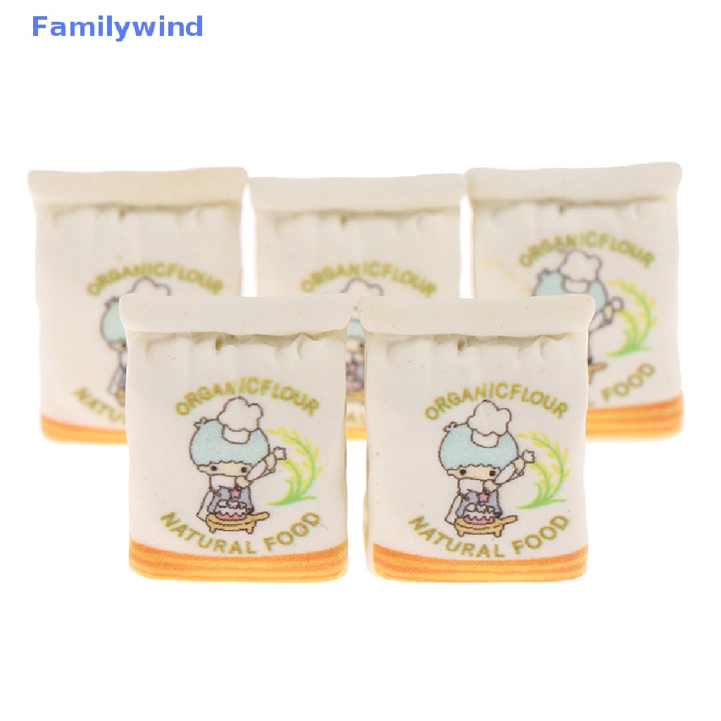 Set 5 Túi Đựng Bột / Kem / Điện Thoại Trang Trí Nhà Búp Bê