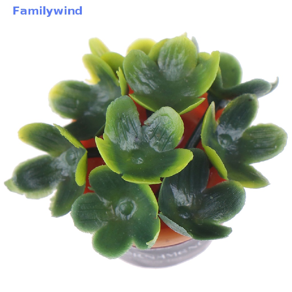 Set 4 Chậu Cây Mini Tỉ Lệ 1: 12 Dùng Để Trang Trí Nhà Búp Bê