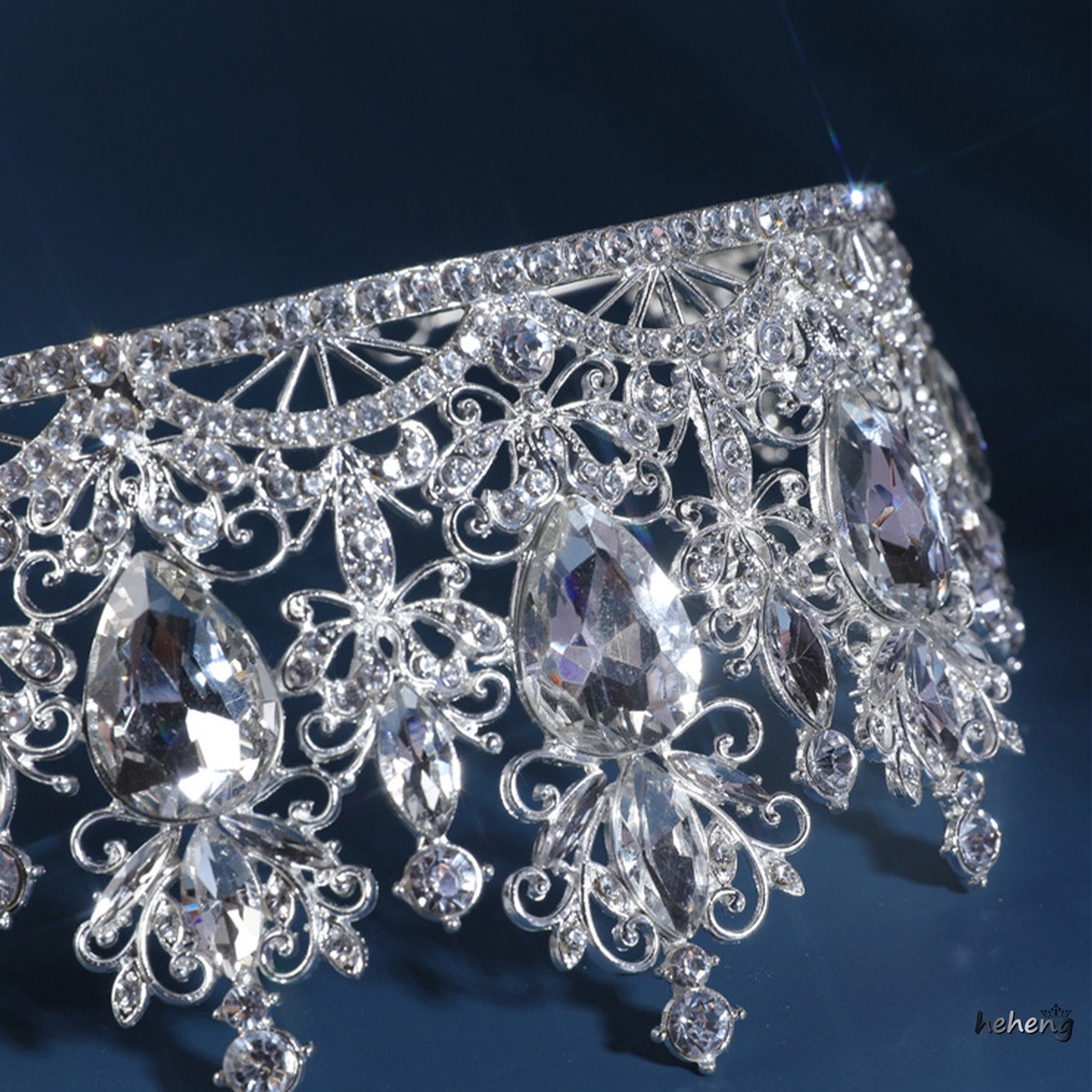 Vương Miện Đính Đá Pha Lê Phong Cách Cổ Điển Cho Tiệc Hóa Trang