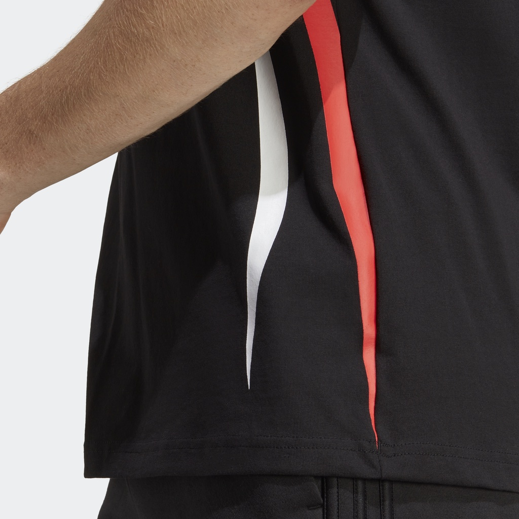 Adidas Phong cách sống Áo Thun Colorblock Nam Đen IC3702