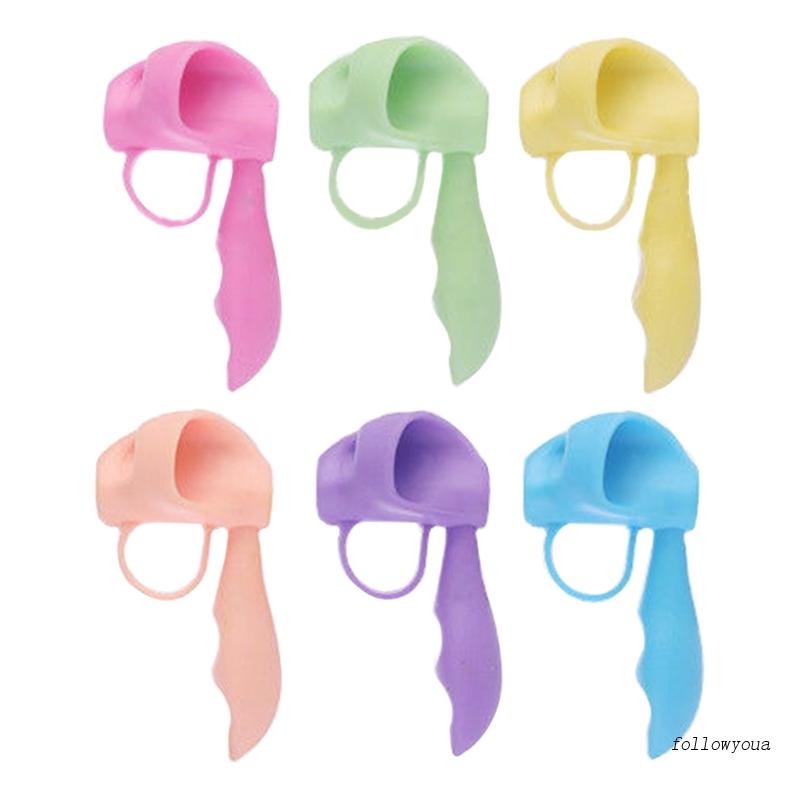 Set 6 Ngăn Đựng Bút Chì Bằng Silicon Mềm Cho Trẻ Em