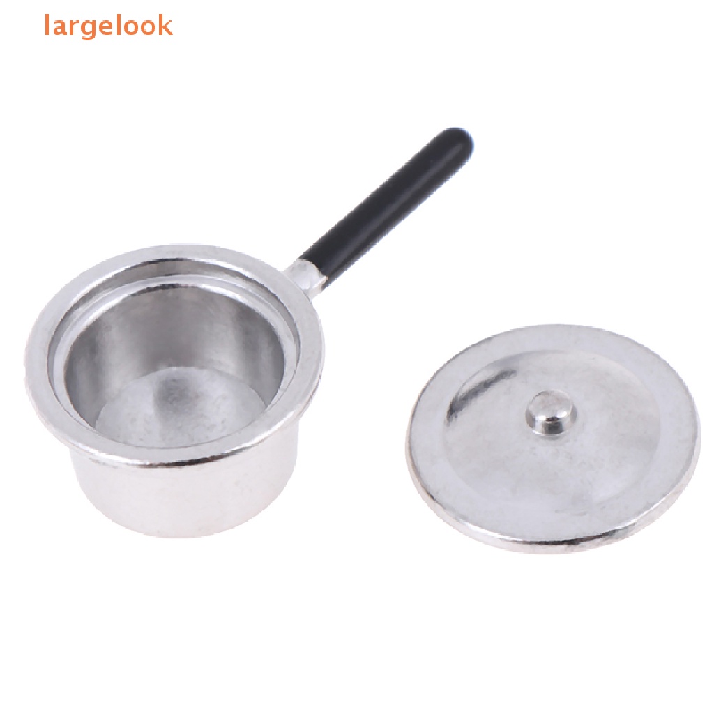 Set 4 Mô Hình Nồi Chảo Mini Tỉ Lệ 1: 12 Dùng Để Trang Trí Nhà Búp Bê