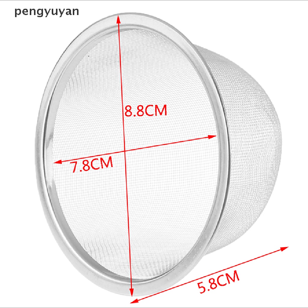 Dụng Cụ Lọc Trà Bằng Thép Không Gỉ Tái Sử Dụng Tiện Lợi
