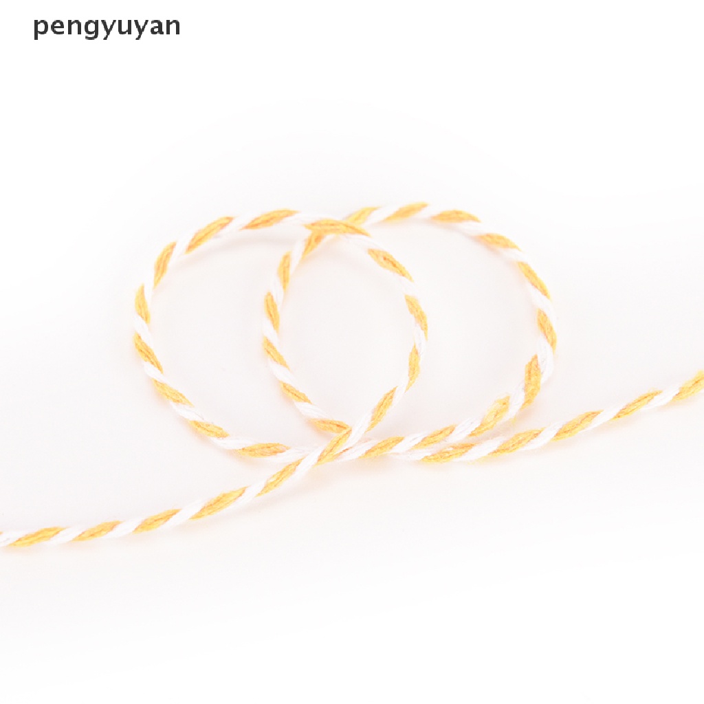 1 Cuộn Dây cotton 100M 2mm 9 Màu Làm Đồ Thủ Công Mỹ Nghệ