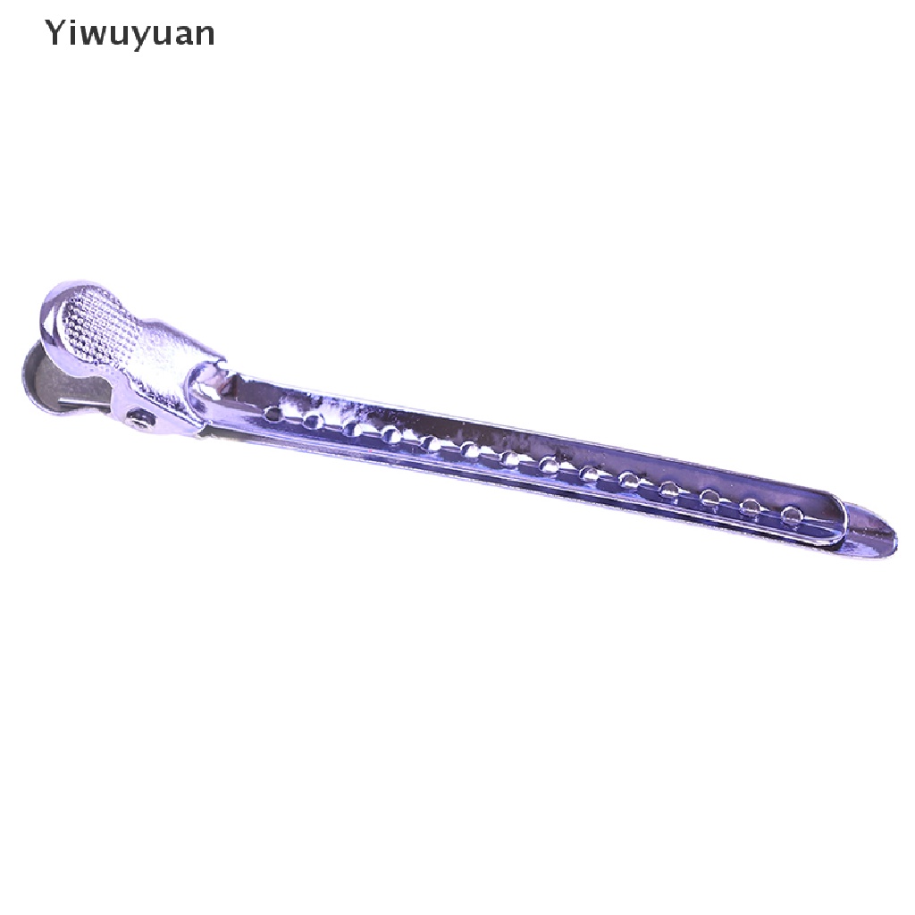 Bộ 6 Kẹp Mỏ Vịt Bằng Kim Loại Chuyên Dụng Cho Salon Làm Tóc