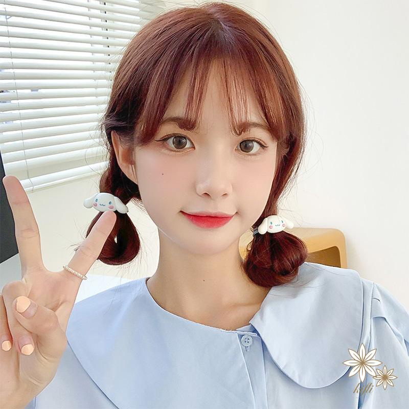 Dây Cột Tóc Cao Su Họa Tiết Hoạt Hình Dễ Thương Cho Bé Gái