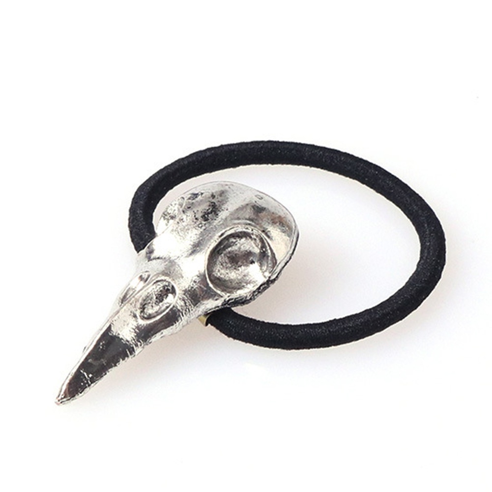 Dây Cột Tóc Đuôi Ngựa Co Giãn Hình Đầu Lâu Phong Cách Punk Halloween Dành Cho Nữ [Fairy4]