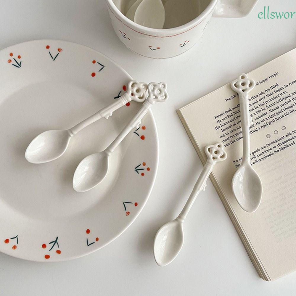 Muỗng Cà Phê Bằng Sứ Thiết Kế Độc Đáo Tiện Dụng