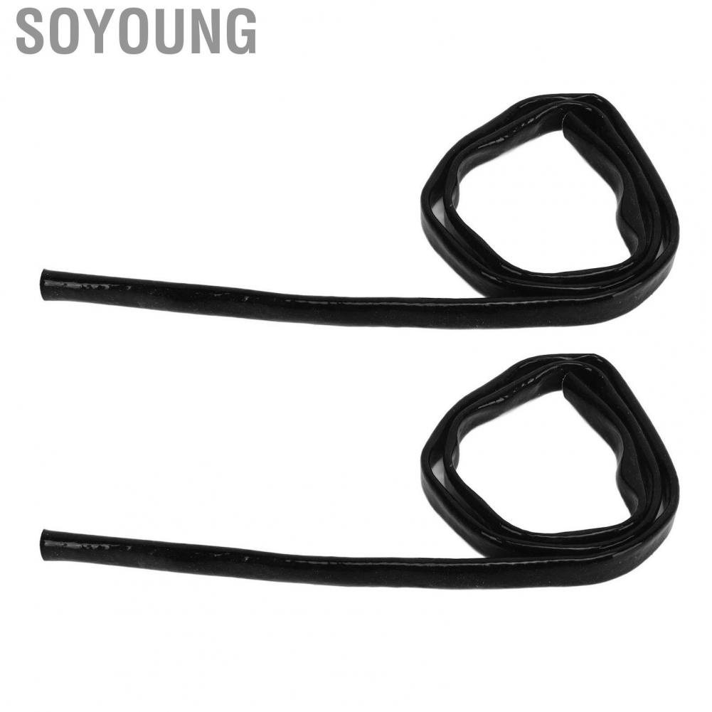Soyoung Fuel Line Heat Shield  1/4in Fiberglass Anti Abrasion Black Sleeve for Electric Wires