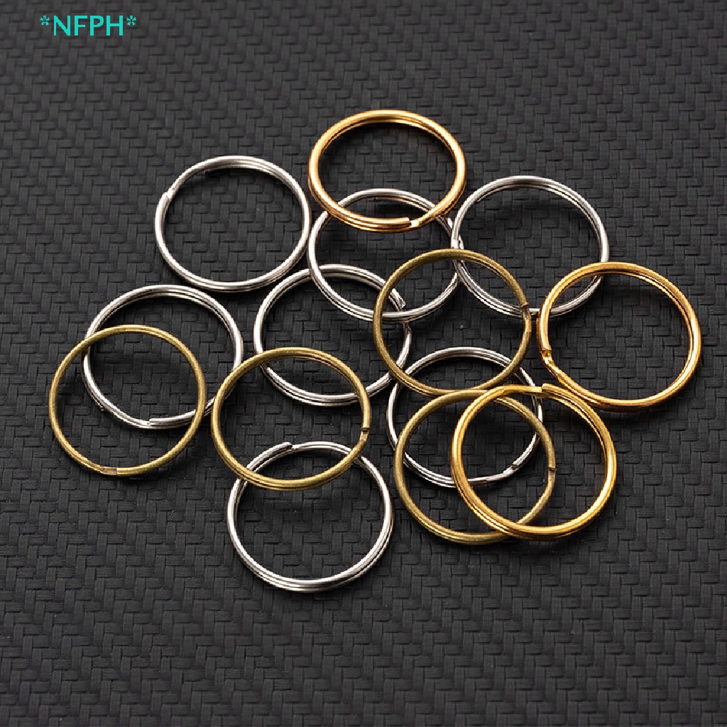 Set 20 Móc Chìa Khóa Mạ Kim Loại 25mm Dành Cho Nam Nữ Mới