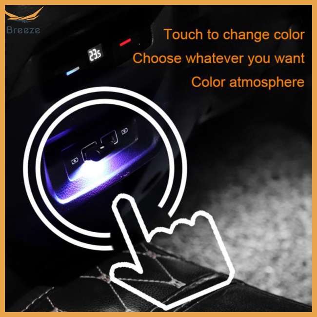 Đèn Led Usb Mini Thay Đổi Màu Sắc Đa Năng Có Thể Điều Chỉnh Cho Xe Hơi