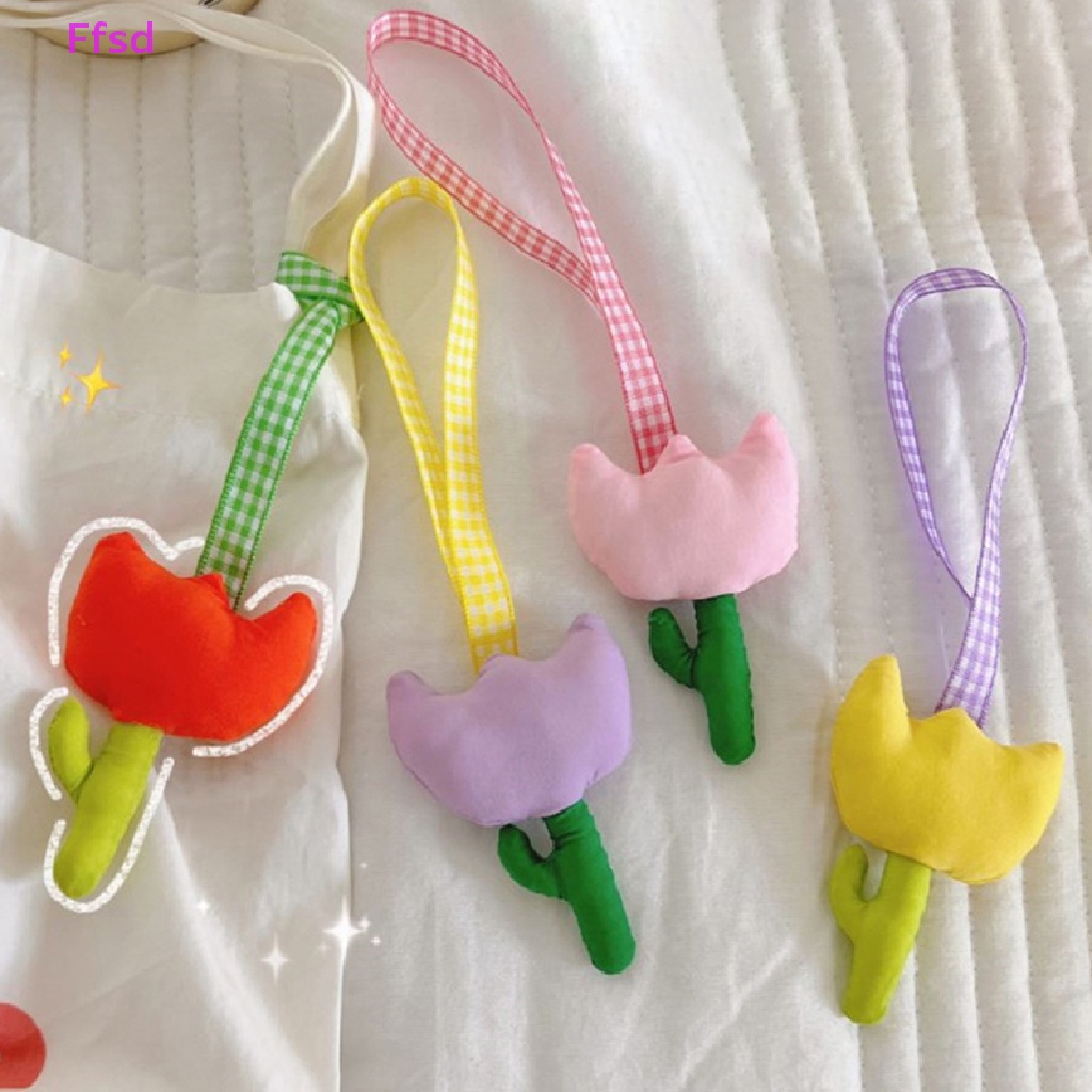 {Ffsd} Móc Khóa Búp Bê Hoa Tulip Đồ Chơi Cho Túi Xách Điện Thoại Kawali * Bán Chạy