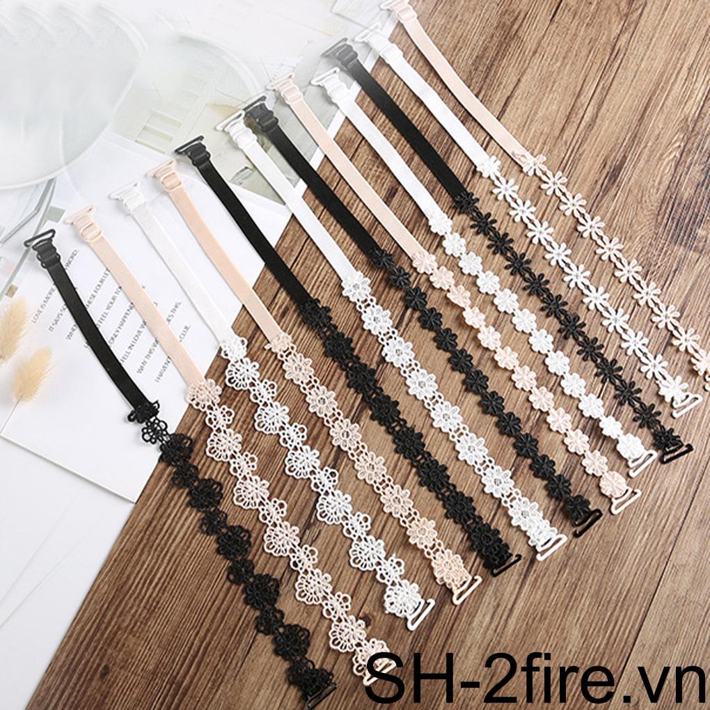 1 Cặp Dây Đeo Áo Ngực Nhiều Màu Chống Trượt Đa Năng DIY