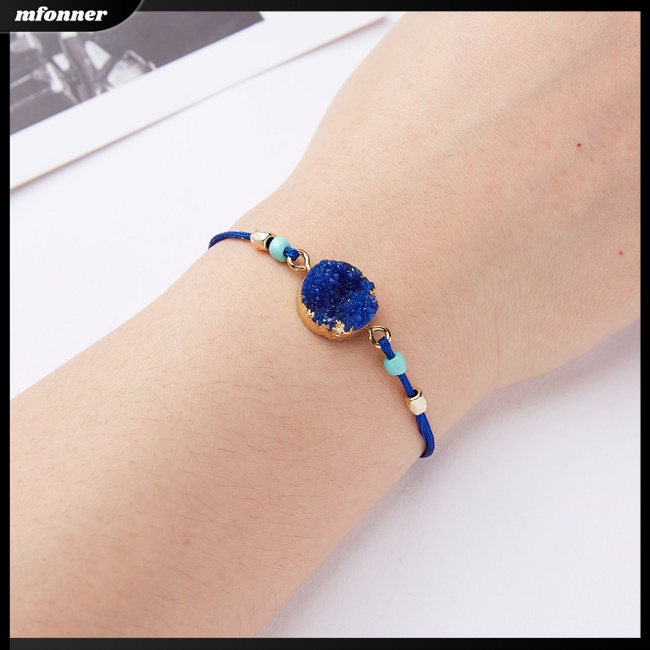 Vòng Tay Chuỗi Hạt Đá Tự Nhiên Thiết Kế Đơn Giản Thời Trang Cho Nữ