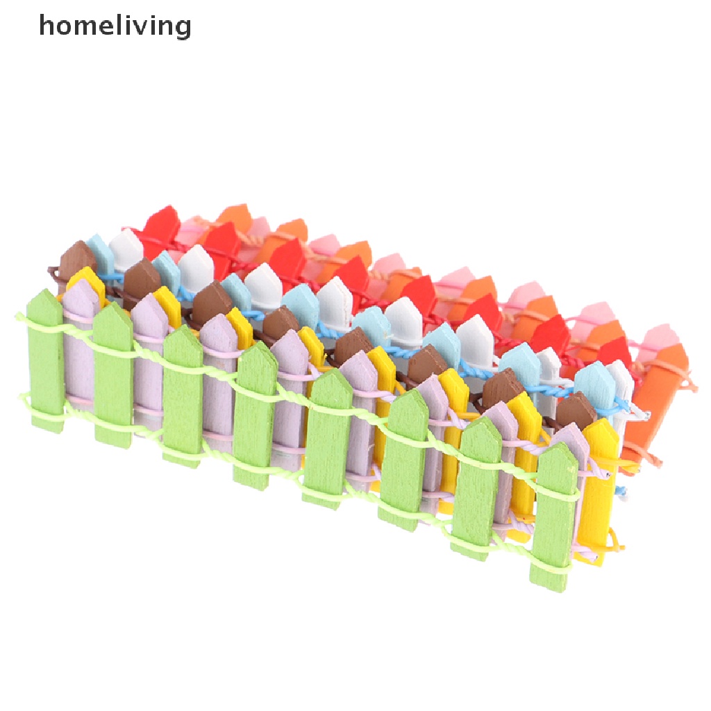 Set 5 Hàng Rào Gỗ Mini Trang Trí Tiểu Cảnh DIY