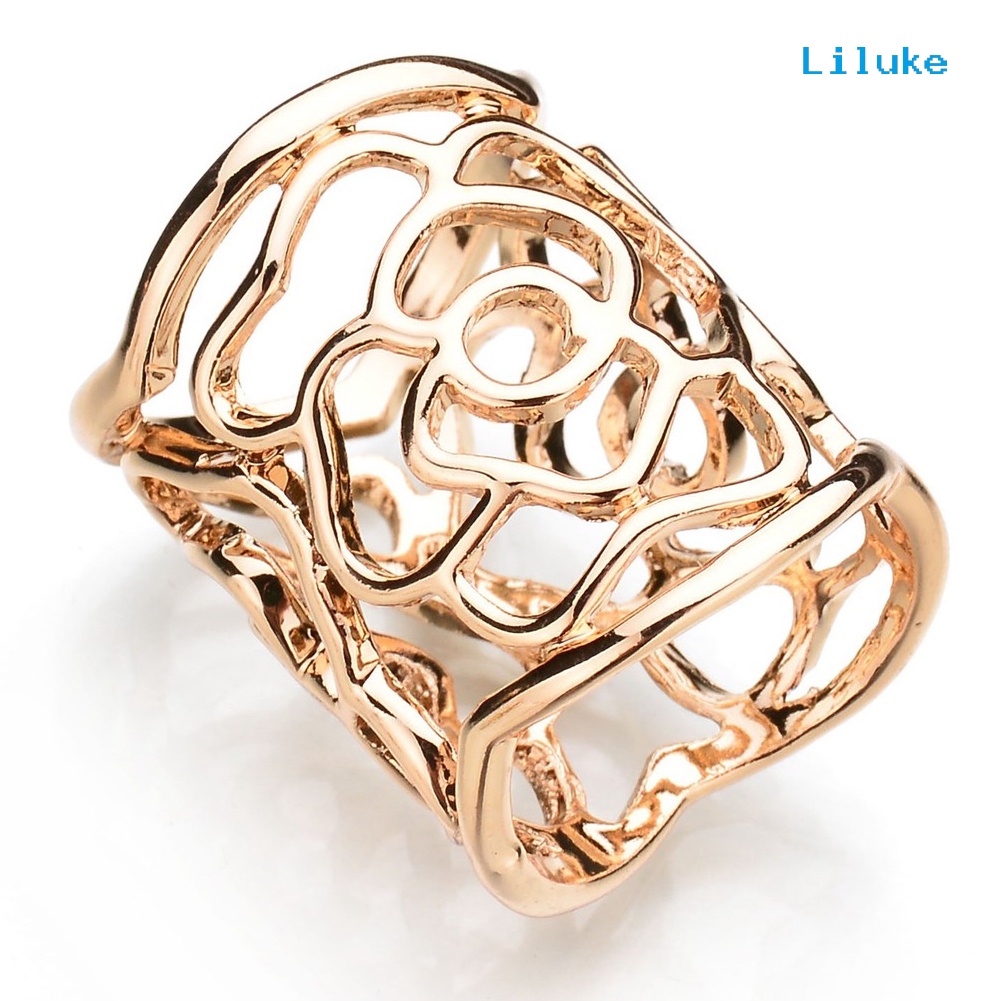 Nhẫn Kẹp Khăn Quàng Cổ Họa Tiết Hoa Hồng Thời Trang Cho Nữ