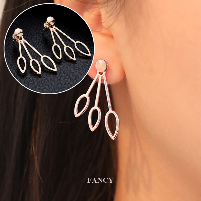 Đôi Khuyên Tai Dài Hình Hoa Thời Trang Cho Nữ