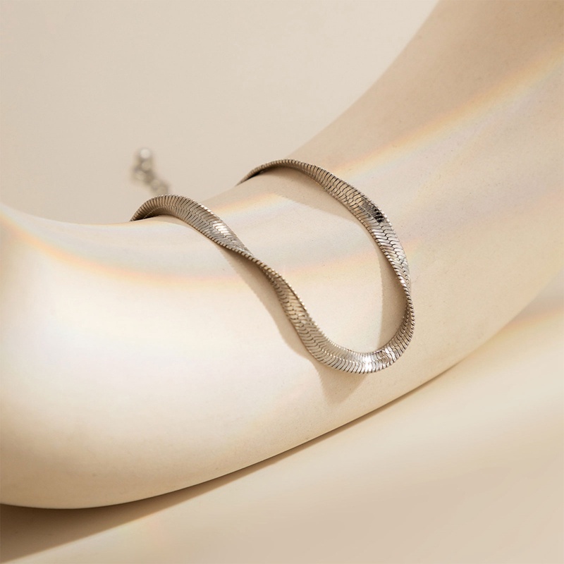 Vòng cổ Dạng Chuỗi Xích Màu Sắc Bạc / Vàng Phối Tua Rua Đơn Giản Thời Trang Cho Nam Và Nữ