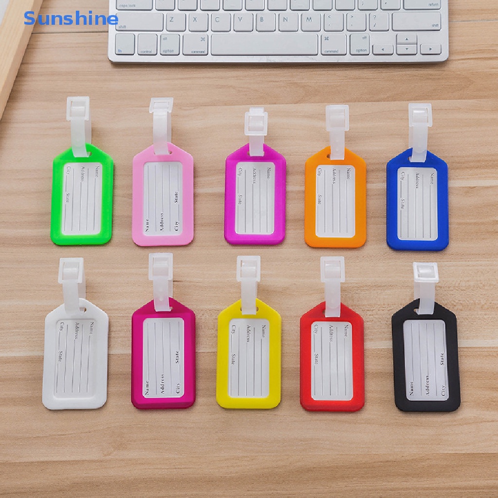 Thẻ Hành Lý Bằng Nhựa Tiện Dụng Cho Nam Và Nữ