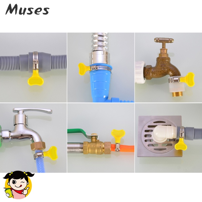 Set 36 Kẹp Ống Bằng Thép Không Gỉ Có Thể Điều Chỉnh Kích Thước Cho Bếp Gas Tự Nhiên