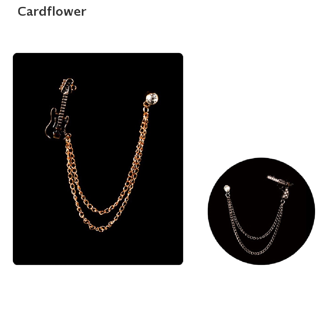 < Cardflower > Ghim Cài Áo Chuỗi Hạt Pha Lê Hình Cá Heo / Hoa / Giày / Nón Thời Trang Cho Nam Nữ