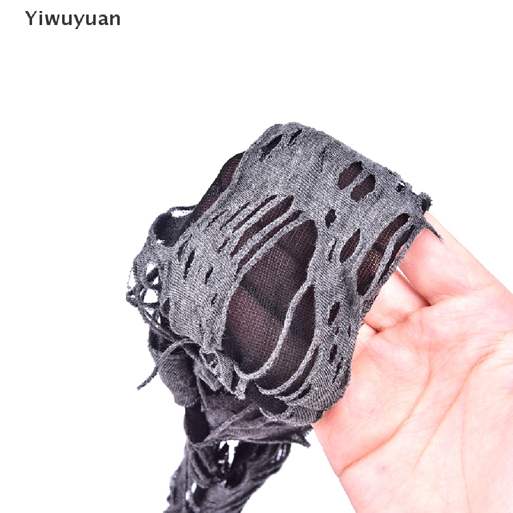 &lt; Yiwuyuan &gt; Một Cặp Găng Tay Hở Ngón Giữ Ấm Phong Cách Gothic Punk Halloween Giảm Giá