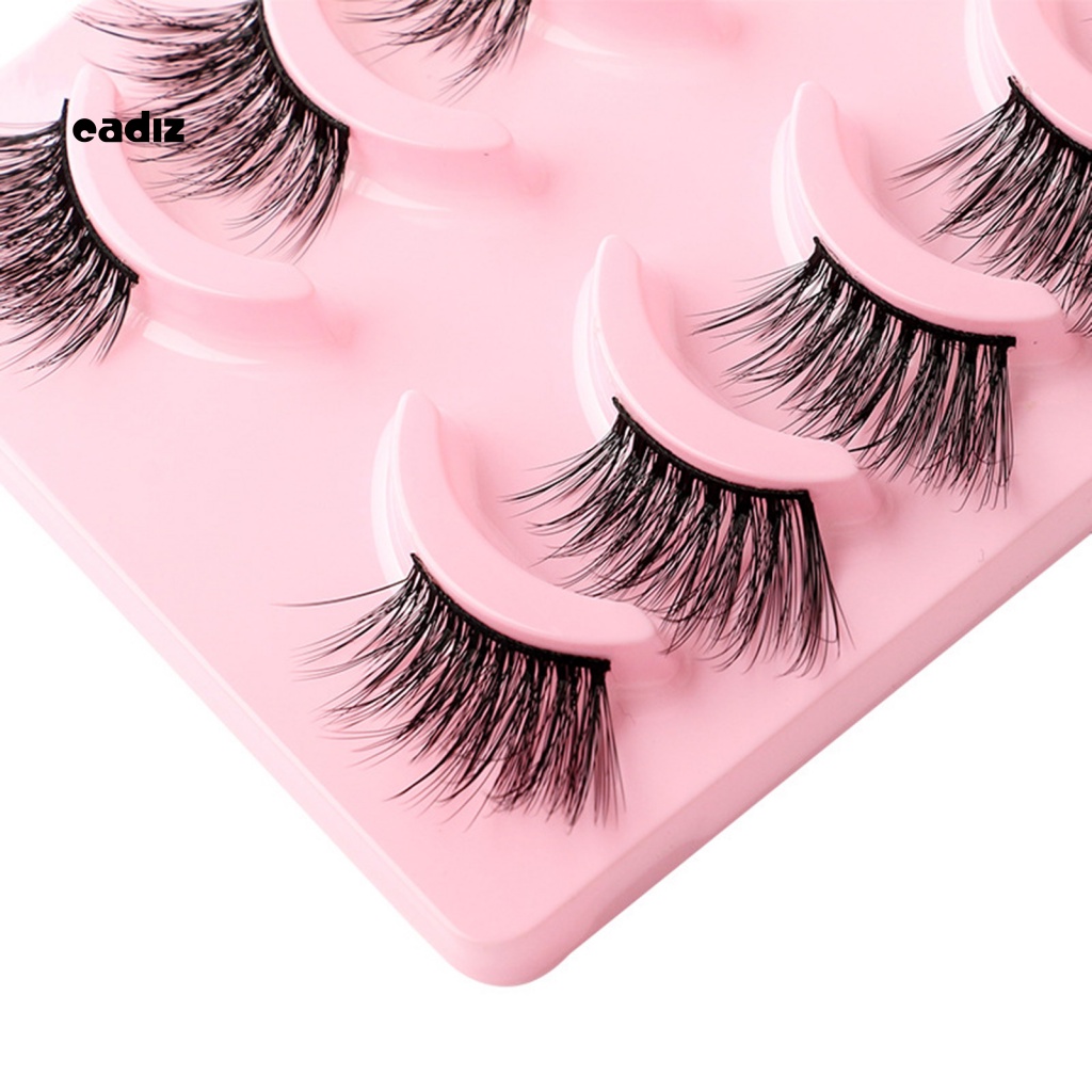 Hộp 5 Cặp Lông Mi Giả Trang Điểm Làm Đẹp