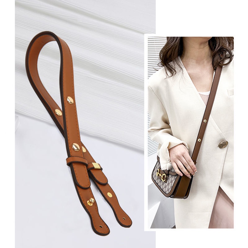 Dây đeo vai bằng da có thể điều chỉnh Gucci cho Gucci 1955 Saddle Bag Thay thế dây đeo vai