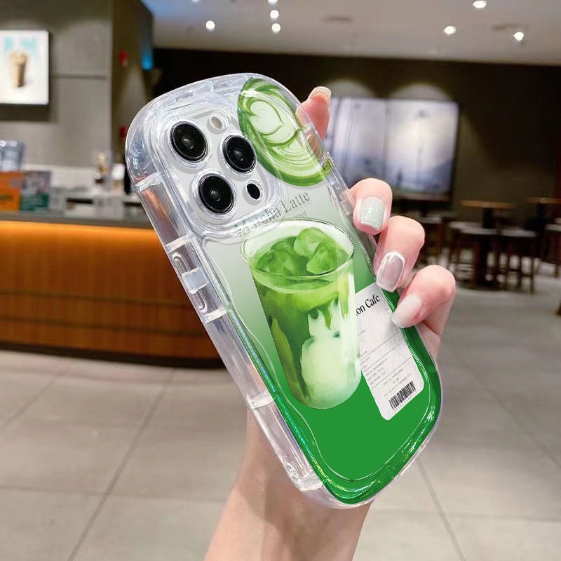 ✅Ốp Điện Thoại Mềm Trong Suốt Chống Sốc Cho Iphone 8ppromax 14 11 / 7 13 / xr xs12 Matcha JR9G