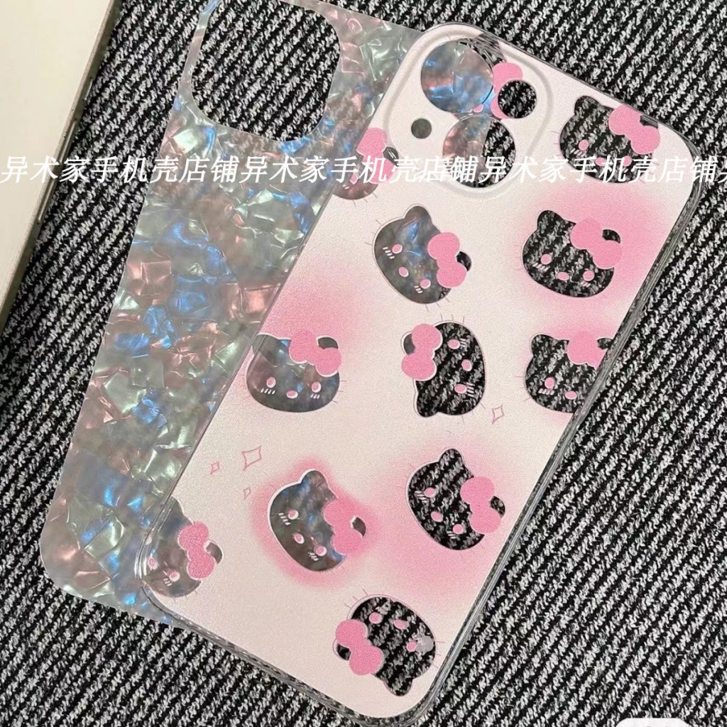 ✅Ốp Điện Thoại Dẻo Họa Tiết Hoạt Hình Mèo / Cô Gái Dễ Thương Chống Sốc Cho iPhone14pro HUUX Max12 13 11