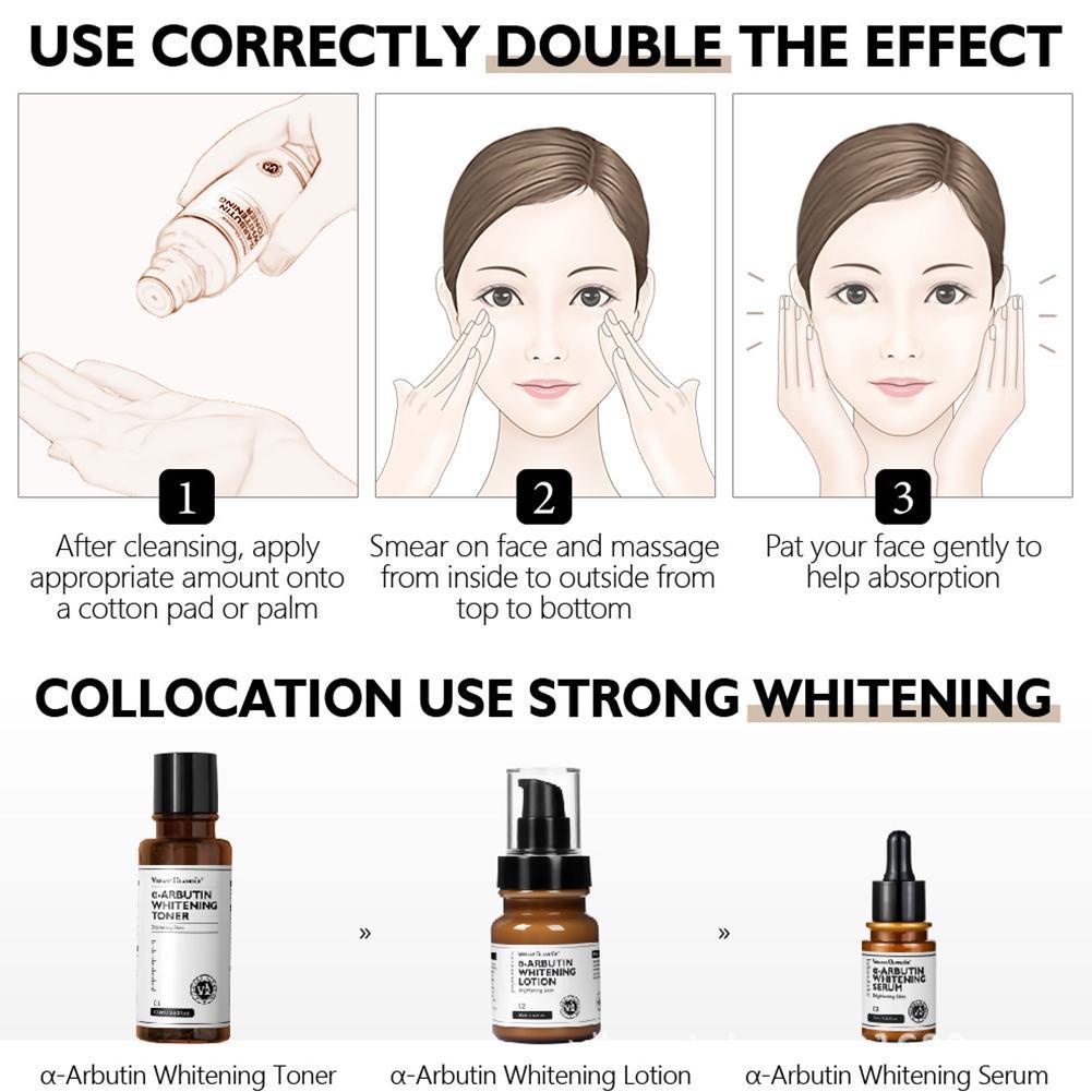 Toner VIBRANT GLAMOUR - Arbutin 100ml X1U3 Giúp Dưỡng Ẩm Và Làm Trắng Da