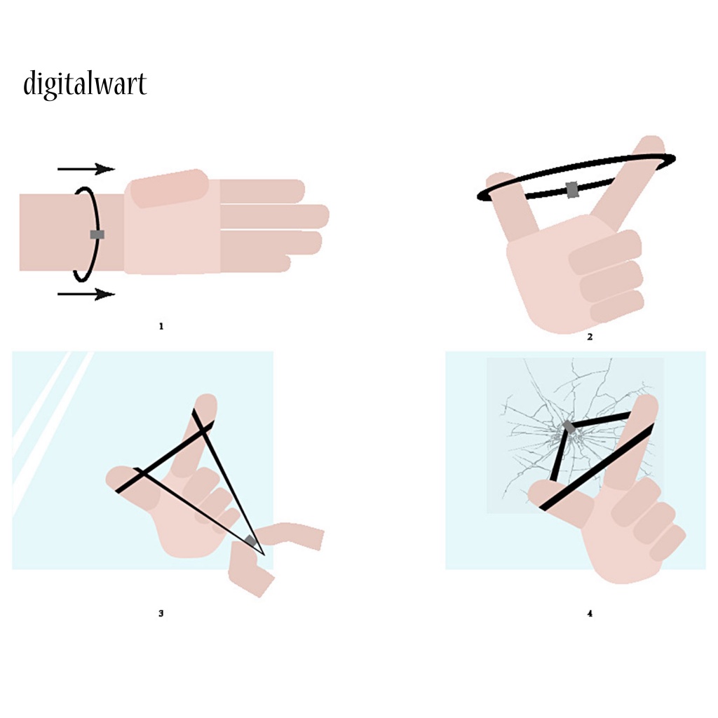 Kỹ Thuật Số| Vòng Tay Dây Thừng Thiết Kế Đơn Giản Tinh Tế Tùy Chỉnh Thời Trang Cho Cặp Đôi