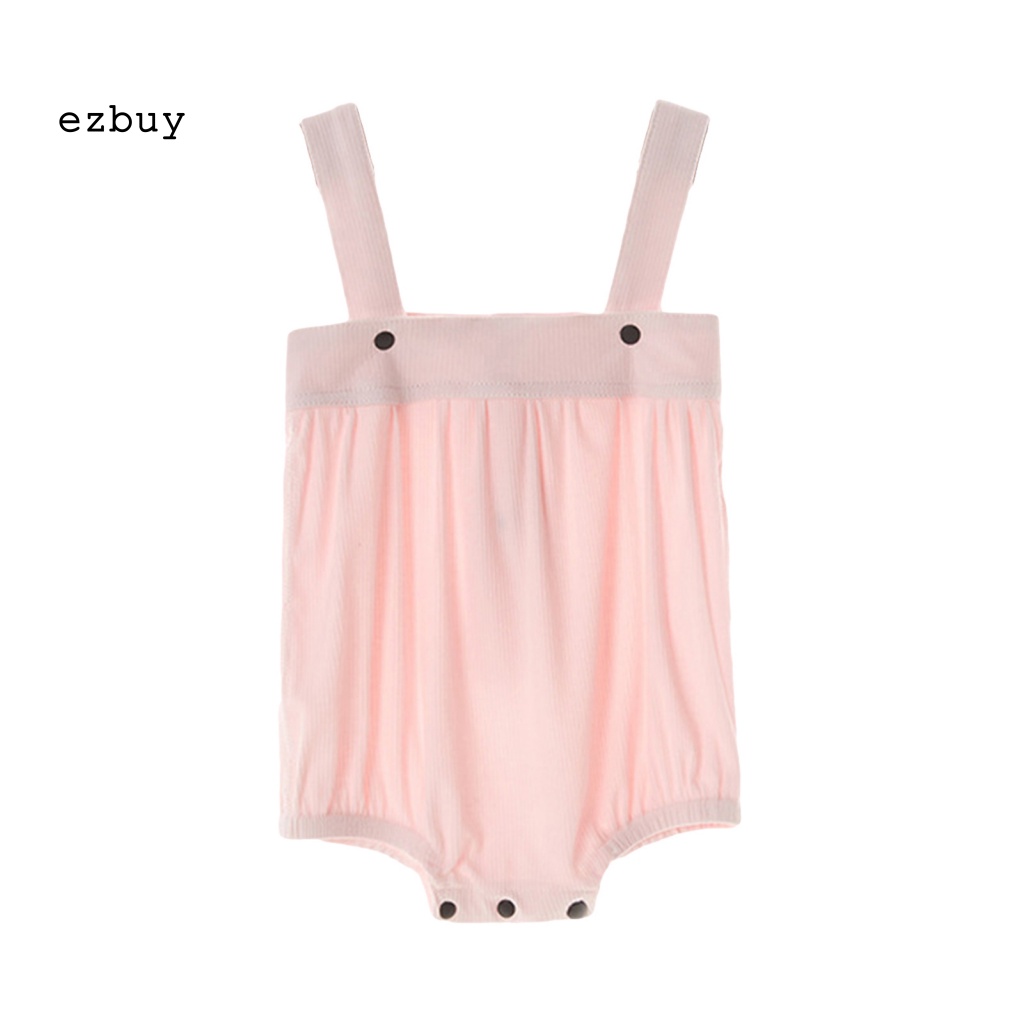 Bộ Áo Liền Quần Bằng Cotton Pha Siêu Nhẹ Thoáng Khí Thời Trang Mùa Hè Cho Bé