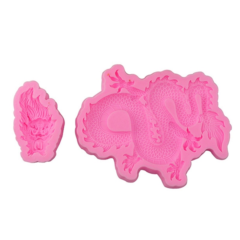 Khuôn Silicone Tạo Hình Rồng Làm Bánh DIY