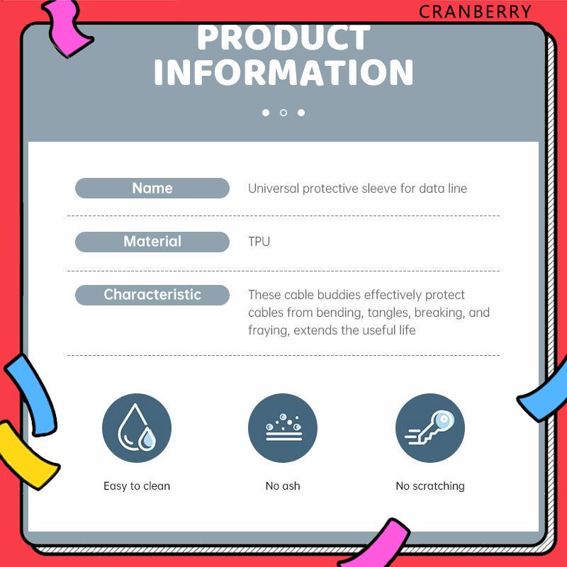 Phụ Kiện Bảo Vệ Đầu Dây Cáp Sạc USB Chống Gãy Hình Hoạt Hình Dễ Thương-CY