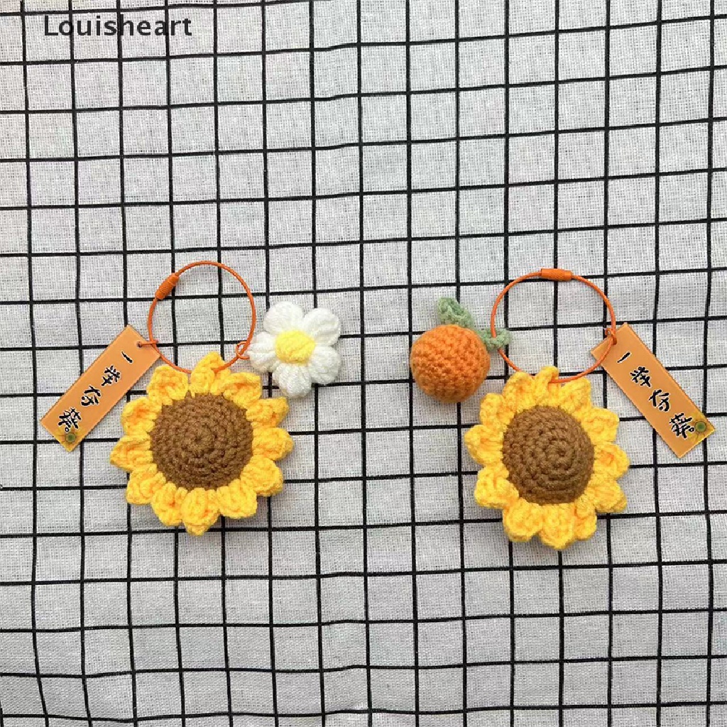 Móc Khóa Hình Hoa Hướng Dương Louisheart Crochet