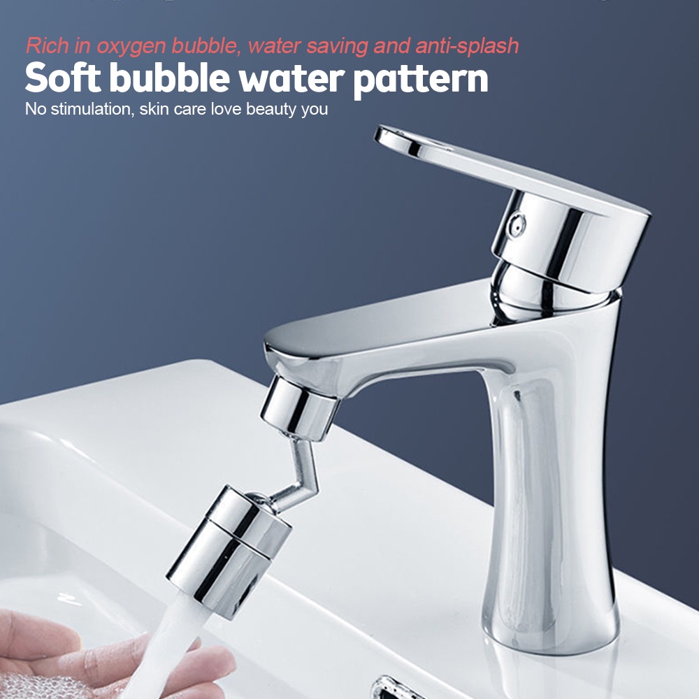 Đầu nối vòi nước Voktta thông minh 720 độ° mở rộng thay thế cho bồn rửa nhà bếp / phòng tắm